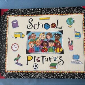 Vintage School Pictures Memory Book Kindergarten-Eighth Grade Scrapbook